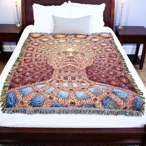 Alex Grey “Oversoul” Art Blanket